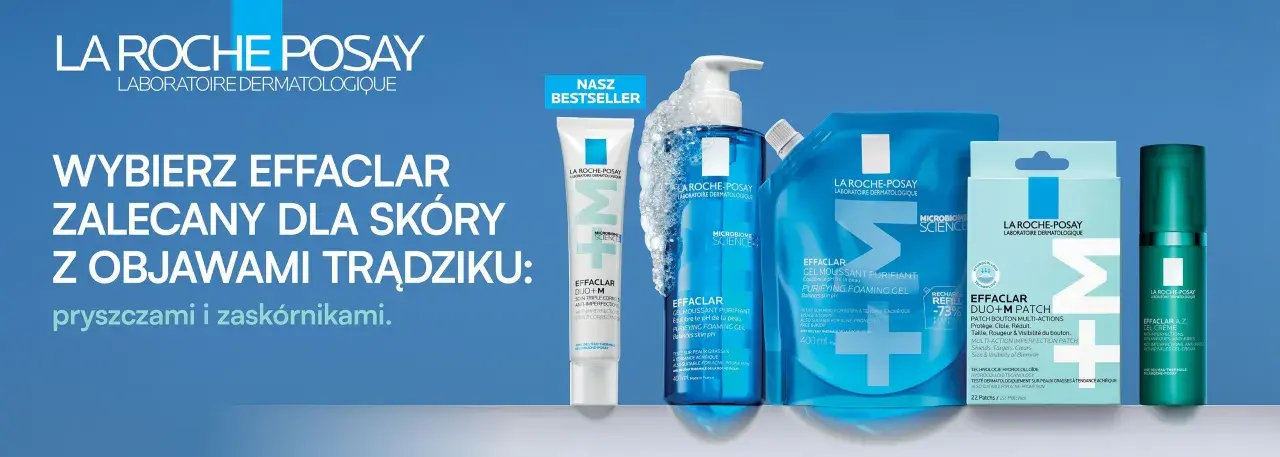 Produkty Effaclar La Roche-Posay pomogą Ci w walce z trądzikiem. Dowiedz się, jak dbać o cerę trądzikową z tymi bestsellerami.
