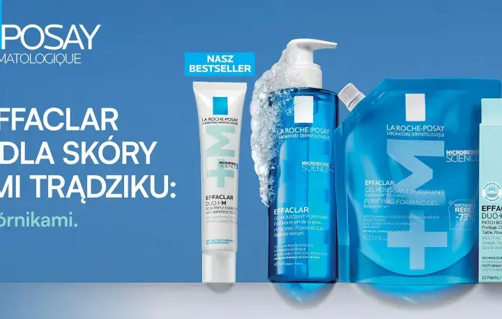 Produkty Effaclar La Roche-Posay pomogą Ci w walce z trądzikiem. Dowiedz się, jak dbać o cerę trądzikową z tymi bestsellerami.